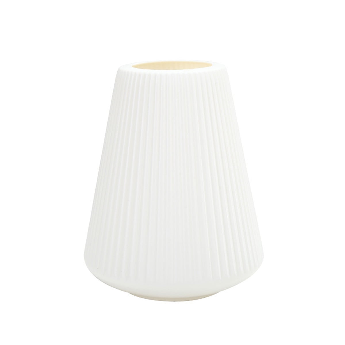 1pcs Minimalist Style Ceramic Flower Vase Home Office Window Desktop Decoration Small Ornament Origami Plastic Vase Imitation Ceramic Plastic Flower Pot Home Decoration Decor Walmart Com Walmart Com
