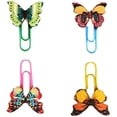 thumbnail image 3 of 50 Pack Fashion Butterfly Paper Clips Creative Lovely Animal Cartoon Binder Clips, 3 of 4