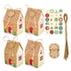 thumbnail image 1 of Paquete de 24 cajas de caramelo de Navidad Set Kraft Paper Holiday Bocadillos Bolsas de regalo Año Nuevo Atmósfera Embalaje Galletas Adorno Tipo 1 sidaley HA009756-01, 1 of 6