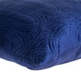 thumbnail image 4 of Nassau Collection Tufted Geometric Arch Stitch Velvet Throw Pillow - 20" - Blue, 4 of 7