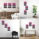 thumbnail image 2 of Cuadro Decorativo Tríptico Vertical Venado Rosa Árbol Canvas Revolution  Set De 3 Cuadros 30x45 cm, 2 of 5