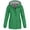 Green, variant on Women's Parka Jacket Mid Length Hooded Coat Zip Up Front Pockets Drawstring Casual Solid Color Windbreaker Outerwear