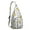 Grey, variant on Fried Egg Sling Backpack – Cute Yellow Breakfast-Themed Crossbody Daypack for Women & Teens – Vintage Toast & Eggshell Foodie Design for Hiking, School, Travel & Everyday Fun