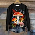 thumbnail image 1 of Xuyuer Womens Casual Fashion Sweatshirts Loose Pullover Sweatshirt Long Sleeve Crewneck Tops, 1 of 5