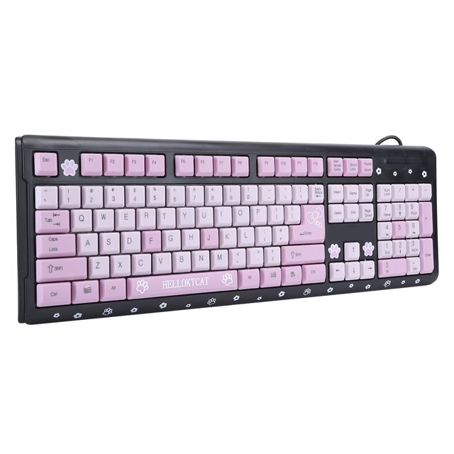 Teclado, teclado de computadora, antipérdida para computadora portátil, juego, hogar, oficina comercial,Computers Fyydes Descripción de la referencia