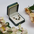 thumbnail image 6 of ABCISI PU Leather Pendant Box, Velvet Interior Necklace Pendant Display Box, Blackish Green Jewelry Gift Box Storage Case Organizer, Ideal Gift for Women and Girls  (2.83" x 3.31" x 1.57"), 6 of 17