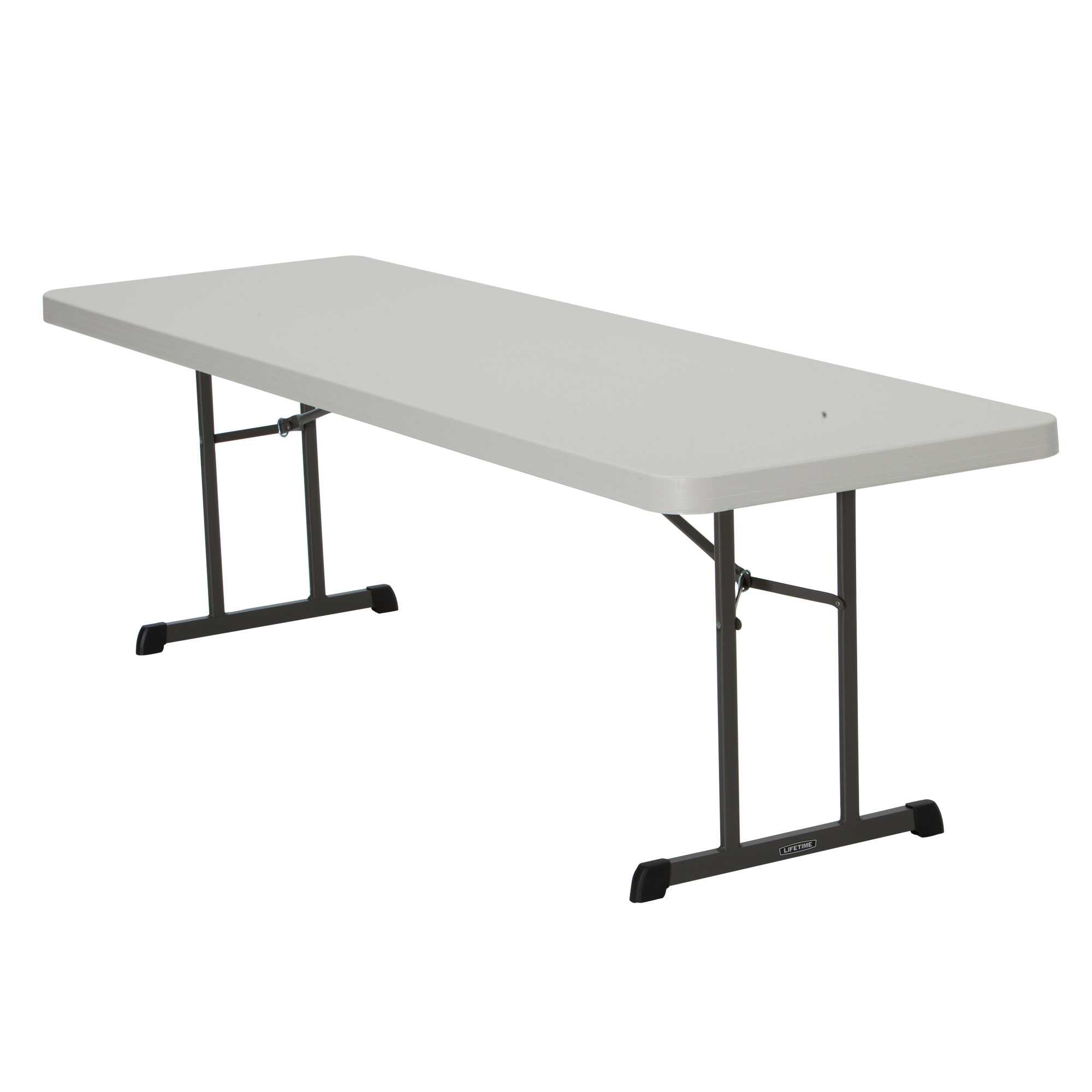 Lifetime 8 Foot Rectangle Folding Table Indoor/Outdoor Professional Grade, Almond (80250) - image 2 of 10