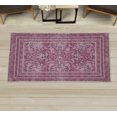 thumbnail image 1 of Eastern Decorative Rug, Oriental Culture Pattern of Paisley Bloom Flowers and Bohemian Leaves, Quality Carpet for Bedroom Dorm and Living Room, 6 Sizes, Dried Rose, by Ambesonne, 1 of 1