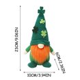 thumbnail image 3 of Anuirheih St Patricks Day Decorations Gnome Decorations for Home, Green Dwarf Gnome Irish Festival Holiday Window Decoration, 3 of 5