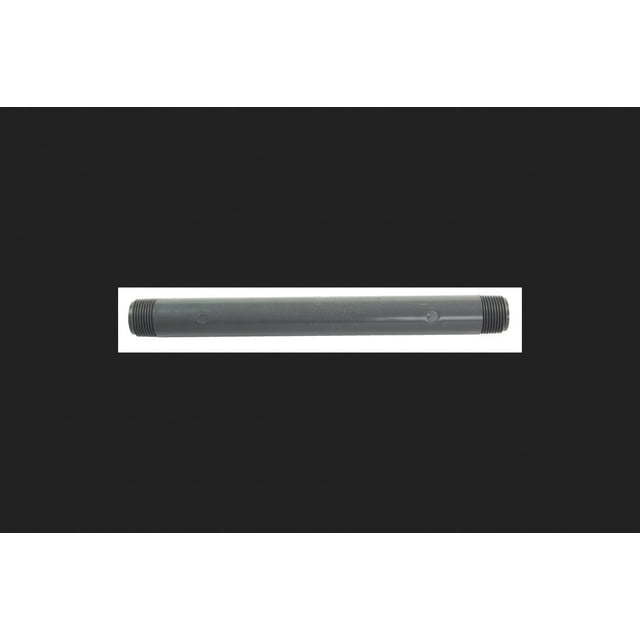 Boquilla de PVC B & K, 1/2 pulgadas x 18 cm, gris Schedule 80
