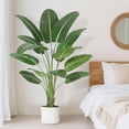 thumbnail image 2 of Árbol Artificial Ave del Paraíso – 72 Pulgadas – 13 Troncos – Planta Falsa en Maceta – Decoración Interior y Exterior – Hogar y Oficina, 2 of 6
