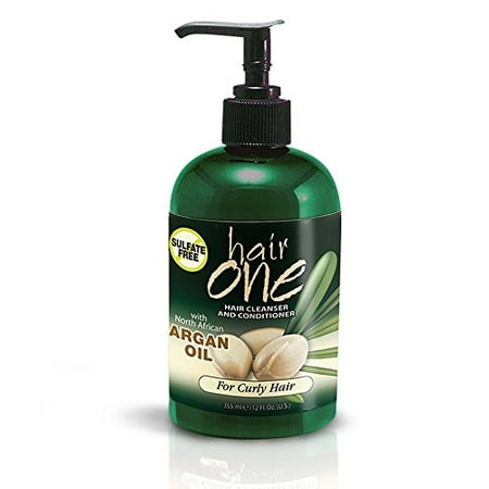 Hair One Cleanser and Conditioner with Argan Oil for Curly Hair 12