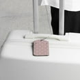 thumbnail image 5 of Square 2Pack PU Leather Cloud on Pink Cruise Luggage Tag with Privacy Cover and Stainless Steel Ring - Suitable for Travel Handbags Backpacks Luggage Tags, 5 of 6