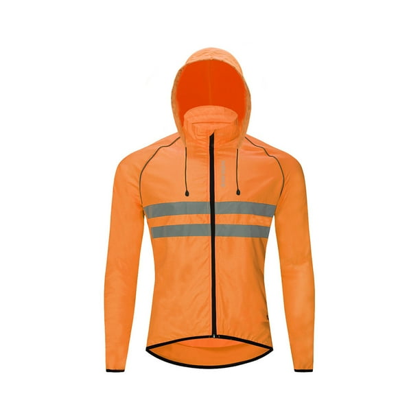 Chaqueta de ciclismo Sonducket abrigo cortavientos impermeable Naranja 4XL/EUR 3XL