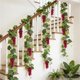 thumbnail image 1 of Enredadera artificial de frutas con hojas verdes realistas – Planta colgante de plástico para decorar el techo y la pared de la sala de estar., 1 of 6