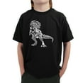 thumbnail image 1 of LA Pop Art Boy's Word Art T-shirt - Dino Pics, 1 of 2