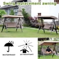 thumbnail image 3 of MISSMILE 75' x 47' x 7' Beige Outdoor Universal Patio Swing Canopy Cover,Waterproof, 3 of 7