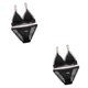 thumbnail image 3 of Sonducket Conjunto de sujetador, ropa interior sin costuras, Bralette sin espalda, copa de tres esquinas transpirable, sujetador, lencería de Type2 NO2, 3 of 6
