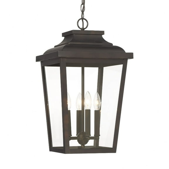 72175-189-C-Minka Lavery-Irvington Manor - 4 Light Outdoor Large Pendant-21.75 Inches Tall and 12.5 Inches Wide