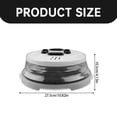 thumbnail image 3 of Feinib Lid Clearance Microwave Splatter . Design Microwave Cover for Food Upgraded Magnets Vented Microwave Food Cover 12 Inch Baking Tray Set on Sale 1X Lid, 3 of 9