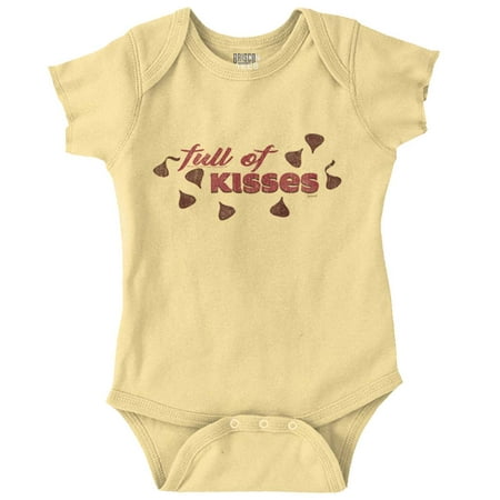 

Full of Hershey s Chocolate Kisses Bodysuit Jumper Girls Infant Baby Brisco Brands NB