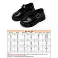 thumbnail image 2 of Eloshman Flats for Toddler Girls Mary Jane Dress Shoes School Uniform Shoes Black 4.5C, 2 of 8