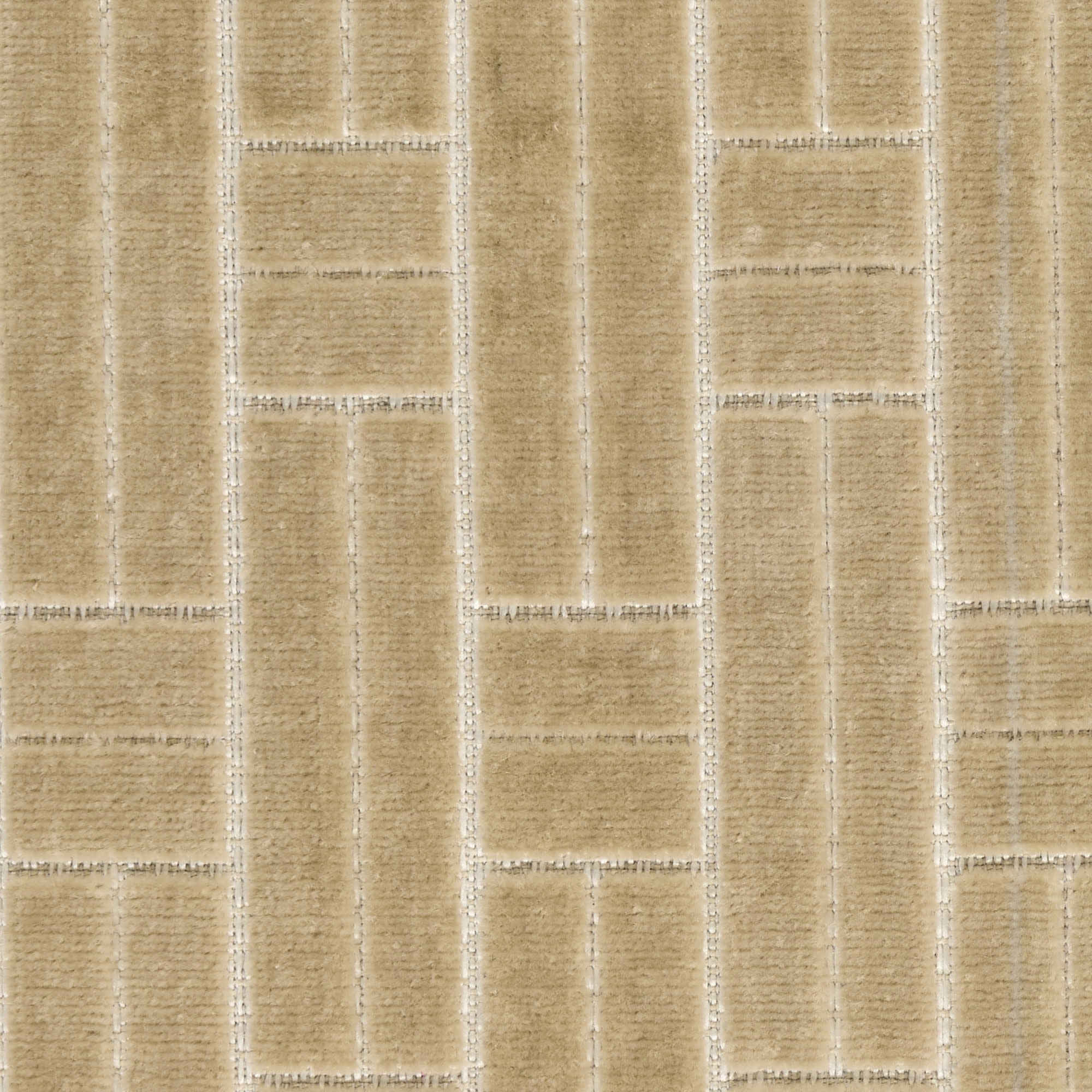Nourison Washable Charm 2'2" x 8' Beige Ivory Modern Indoor Rug