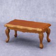 thumbnail image 3 of 1:12 Scale Dollhouse Miniature Living Room Table 1:12 Wooden Coffee Tea Table Side Table, 3 of 9