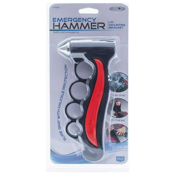 Custom Accessories 97200 3-in-1 Vehicle Emergency Escape Hammer - Quantity 2