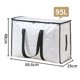 thumbnail image 3 of Bolsa de Empaque para Mudanzas PP de Gran Capacidad de Mano de 2PCS 72L/88L/95L, 3 of 10