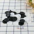 thumbnail image 4 of 30Pcs/Set Plastic Black White Checkers Backgammon Chess Pieces with Two Dices, 4 of 10