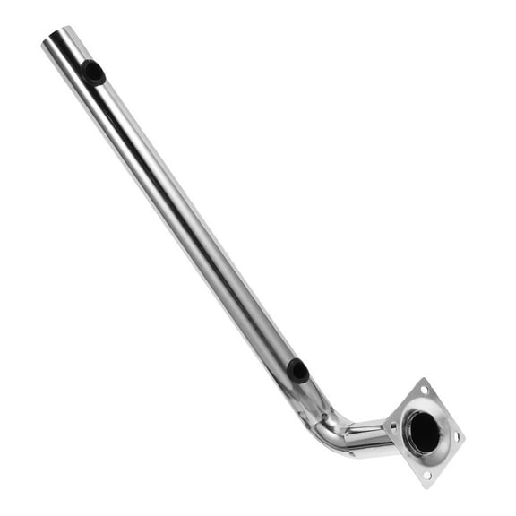 AURARMLET Bridge Bracket Mount Antenna Pole Mounting Kit Silver Stainless Steel 1Pack 21.3x6.3x3.1in