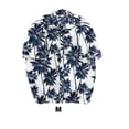 thumbnail image 4 of Sonducket Camisetas estampadas informales de manga corta para hombre, ropa holgada, camisas hawaianas, de gran tamaño, de un solo pecho, de Camisetas Beige METRO, 4 of 5