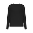 thumbnail image 6 of Nxznwn Womens Long Sleeve Shirts Casual Lightweight Crewneck Knit Pullover Tops Solid Loose Fall Fashion Tunic Sweaters, 6 of 8