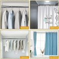 thumbnail image 5 of Extendable Wardrobe Rail Stainless Steel 51 cm to 80 cm Adjustable Telescopic Curtain Rod Anti-Corrosion, 5 of 5