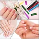 thumbnail image 3 of Limas de uñas de doble cara de vidrio colorido, tira profesional transparente degradado de cristal pulido, suministros de herramientas de manicura DIY, 1 Uds., 3 of 5