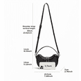 thumbnail image 5 of NARNI Crescent Crossbody Bag for Women, Small Leather Shoulder Purse with Multiple Pockets, 5 of 5