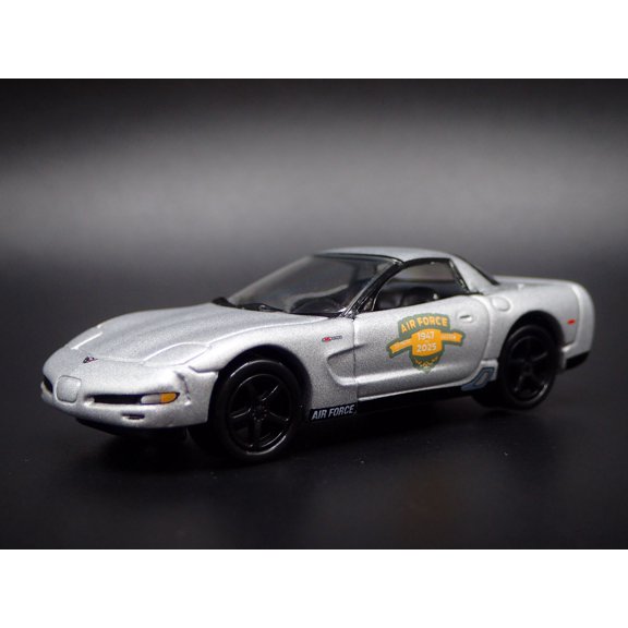 (Open Box) 2003 03 CHEVY CHEVROLET CORVETTE AIR FORCE 78 YEARS 1:64 SCALE DIECAST CAR