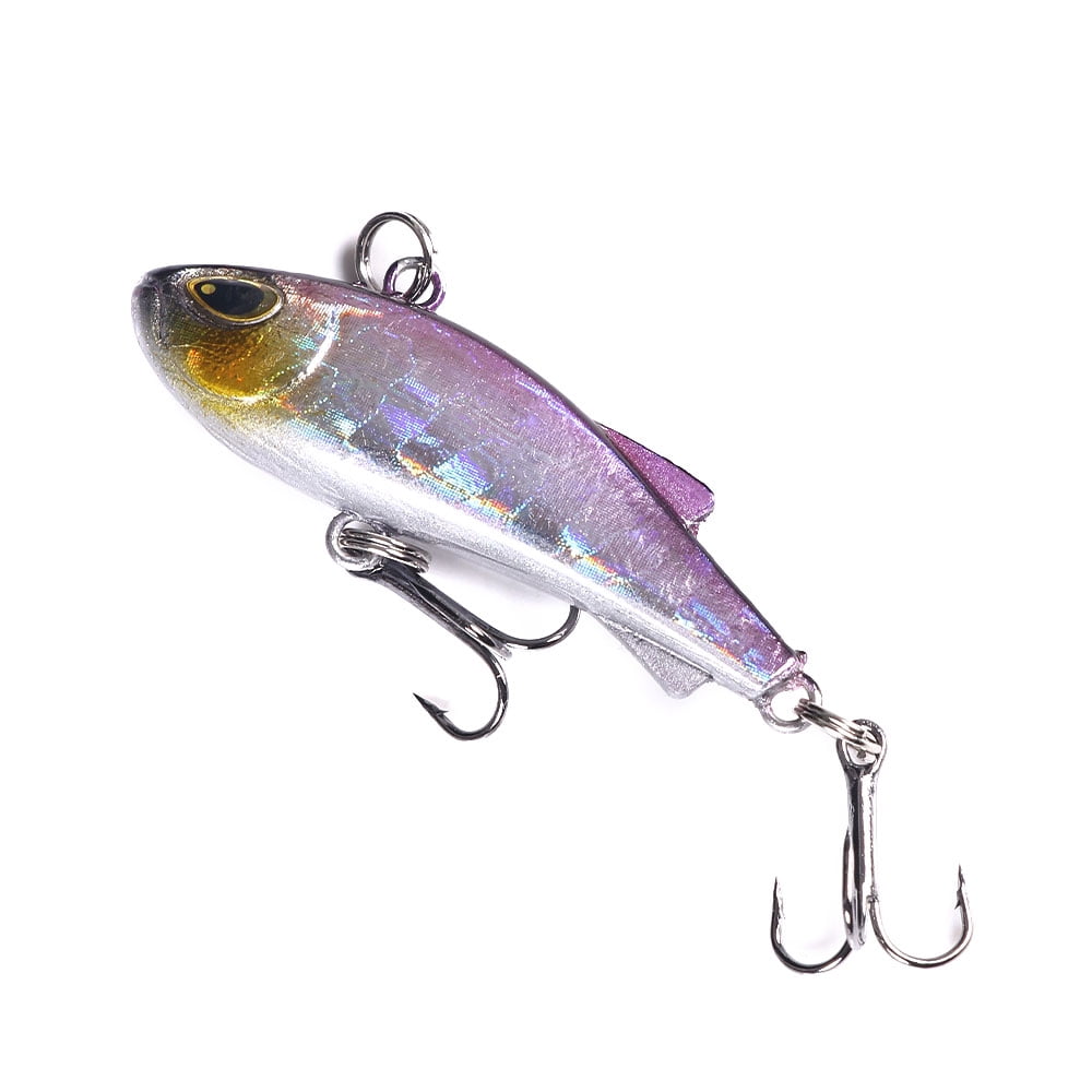 HENGJIA 10 Pack Lipless Crankbaits for Bass Fishing Lures, Sinking Deep Diving Crank Bait, Small VIB Hard Baits Fishing Jigs for Freshwater and Saltwater Bass, Trout, Perch, Walleye