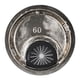 thumbnail image 5 of 1pc Cable Hole Cover For Desk Metal Grommet Table Cable Tidy Wire Hole Cover Chrome Brush 50/53/60mm Detachable Precise Buckle, 5 of 11