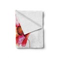 thumbnail image 2 of Poppy Flower Soft Flannel Fleece Throw Blanket, Watercolors Vibrant Poppies Graphic Peace and Death Sedative Plant Print, Cozy Plush for Indoor and Outdoor Use, 50" x 60", Red White, by Ambesonne, 2 of 6