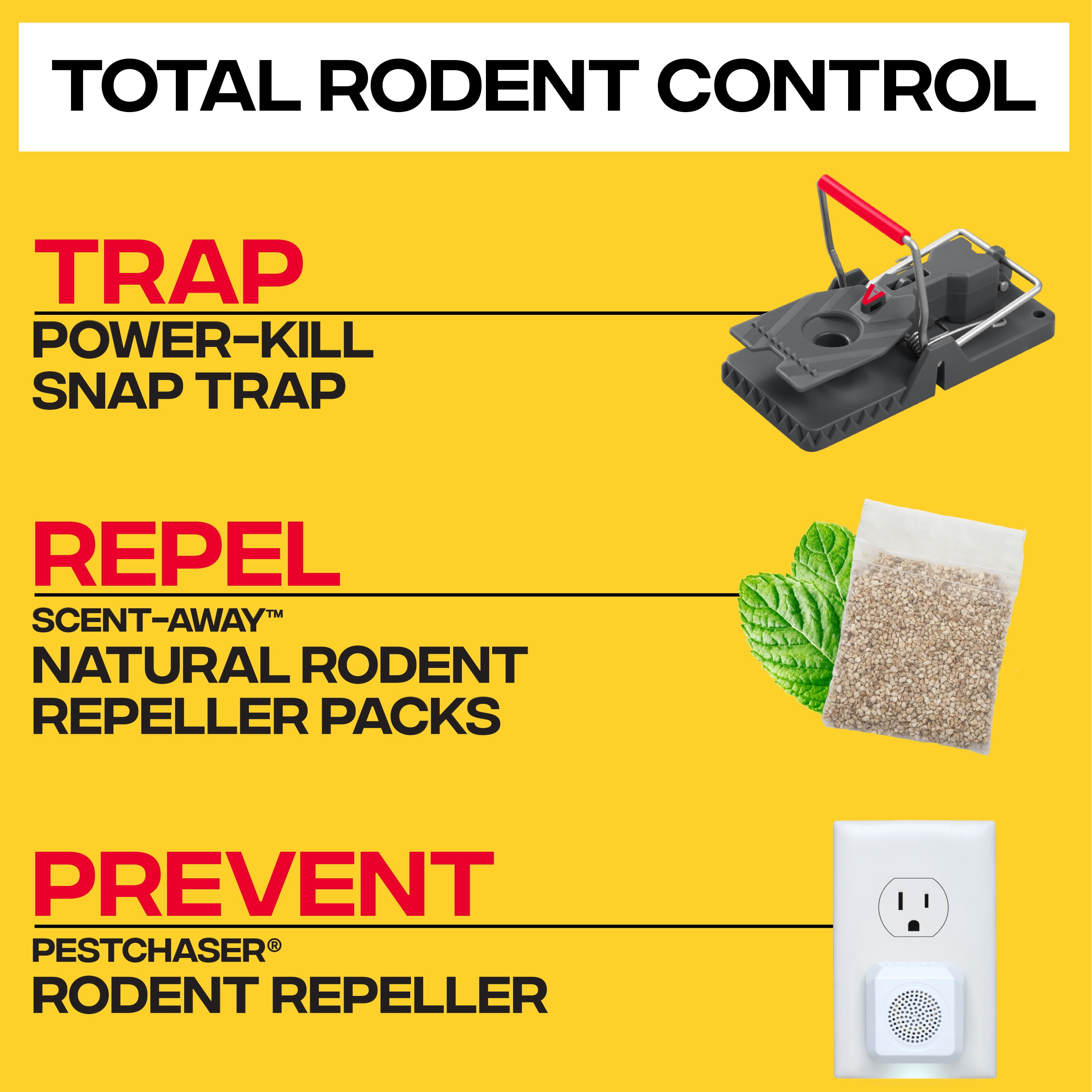 Victor Power Kill Rat Trap - Easy to Set Rat Trap - Plastic Rat Trap - Use Indoors or Outdoors