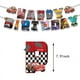 thumbnail image 4 of Juego de vajilla desechable para fiesta de cumpleaños de Disney Pixar Cars Lightning Mcqueen, pancarta, telón de fondo, globos, suministros para niños, 4 of 5