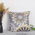 thumbnail image 4 of Boho Floral Throw Pillow Covers Set of 2 Colorful Bohemian Flower Decorative Cushions Pillowcase for Bedroom Sofa Home Decor, 18x18 Inch, Short Plush (Boho Floral 3), 4 of 6