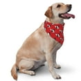 thumbnail image 2 of Naloa Bulldog Red Dog Bandanas 1PC Washable Triangle Dog Scarfs Premium Durable Fabric, for Small Medium Large Dogs and Cats, 2 of 6