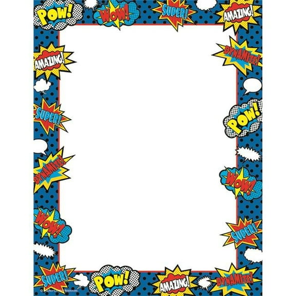 Superhero Computer Paper - Pack of 6