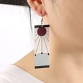 thumbnail image 3 of Pendientes de anime Demon Slayer Tanjiro - Pendientes Kimetsu No Yaiba Hanafuda - Accesorios de cosplay de anime para mujeres y niñas Pendientes de gancho blanco -, 3 of 5
