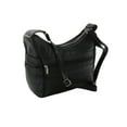 thumbnail image 5 of Women's Genuine Leather Purse Mid Size Multiple Pocket Shoulder Bag Handbag New, 5 of 7