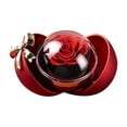 thumbnail image 2 of Ring Box for Proposal,Wedding Ring Box with Forever Rose Novel Bow Jewelry Ring Box for Girlfriend Women Mom Wife Anniversary Birthday Mothers Day for Her,Valentine's Day Gift Box Ring Case,Red, 2 of 9