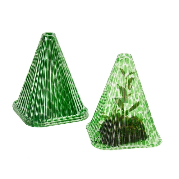 Garden Cloches for Plants, 20 Pack Small Plant Seedling Protector, Reusable Bell Plant Cover, Mini Greenhouse Against Sun, Frost, Snails, Birds, Chickens, Insect for Garden & Outdoor Use, (7.5"×9")